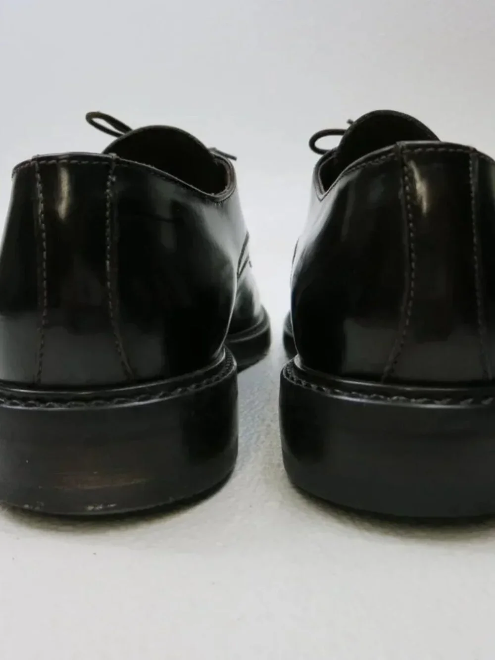 Romano Sicari Dark Brown Leather Dress Footwear Oxfords Shoes Footwear Italy 43